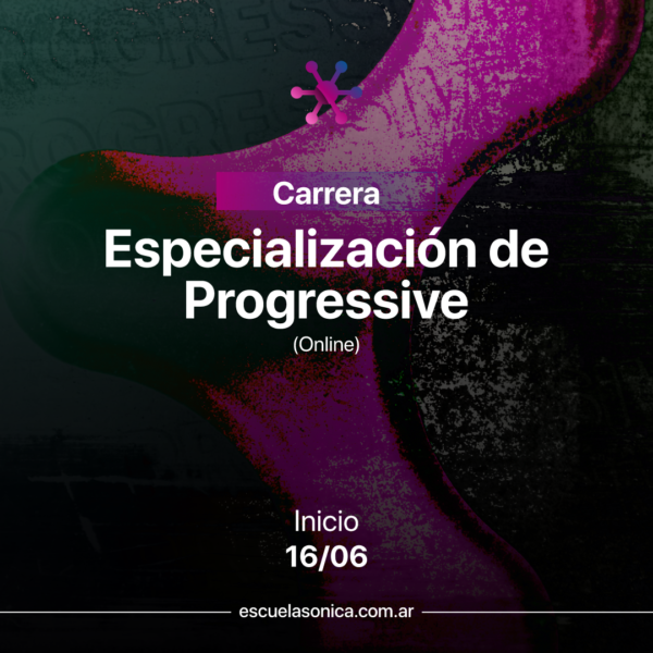 Especialización | Producción Musical de Progressive House (Online)